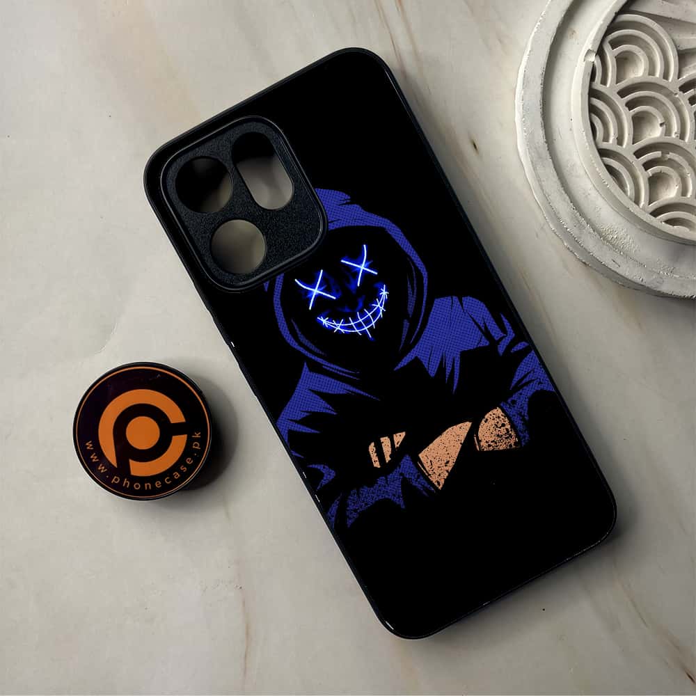 Oppo Reno 14F - Anonymous 2.0 Series - Premium Metal Printed Soft Bumper Shockproof Case