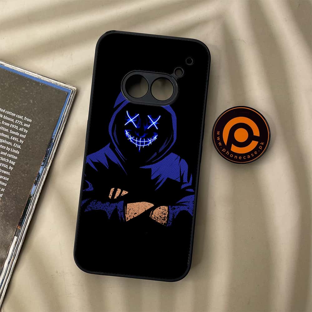 Nothing Phone (2a) - Anonymous 2.0 Series - Premium Metal Printed soft Bumper Shock Proof Case