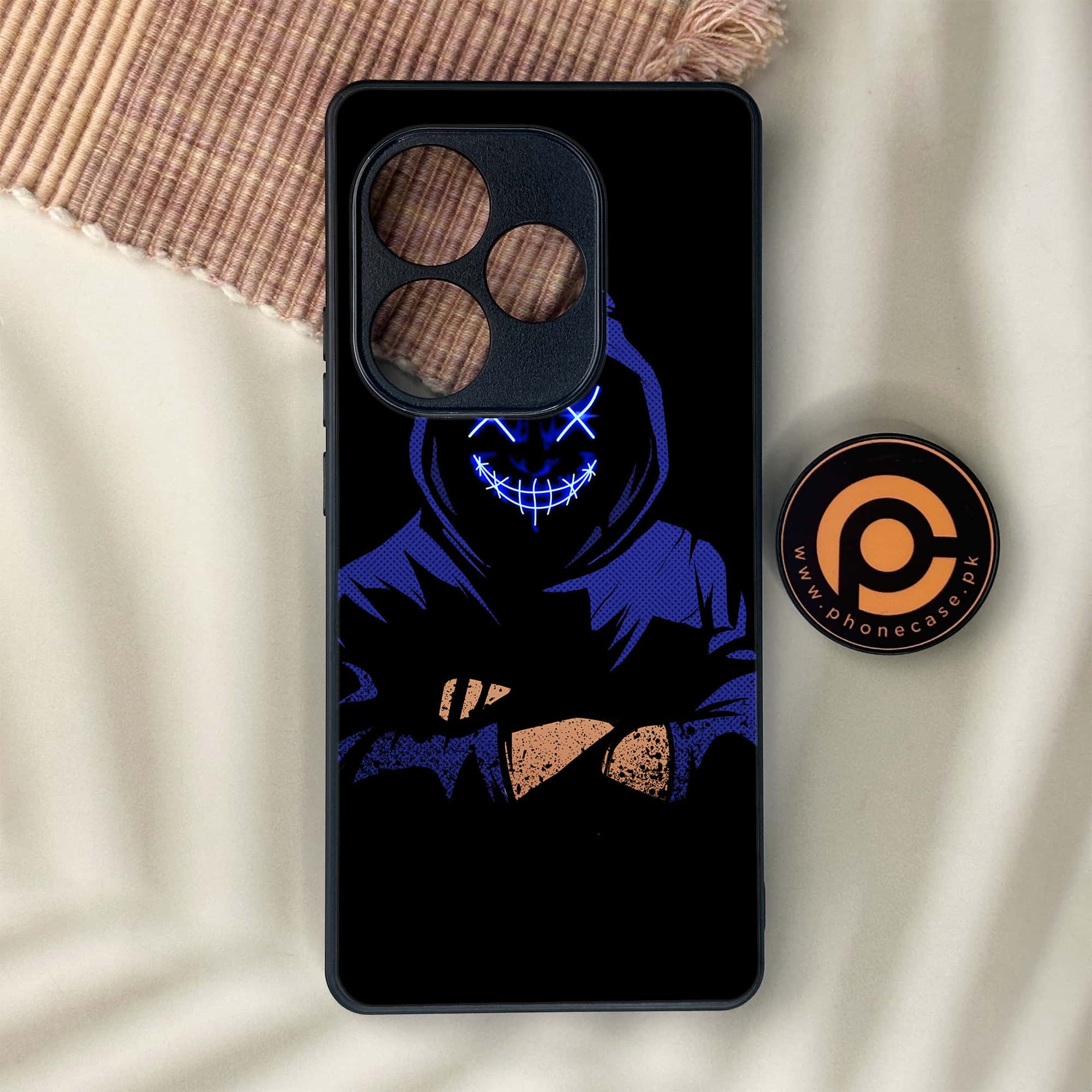 Realme GT 6 - Anonymous 2.0 Series - Premium Metal Printed soft Bumper shock Proof Case