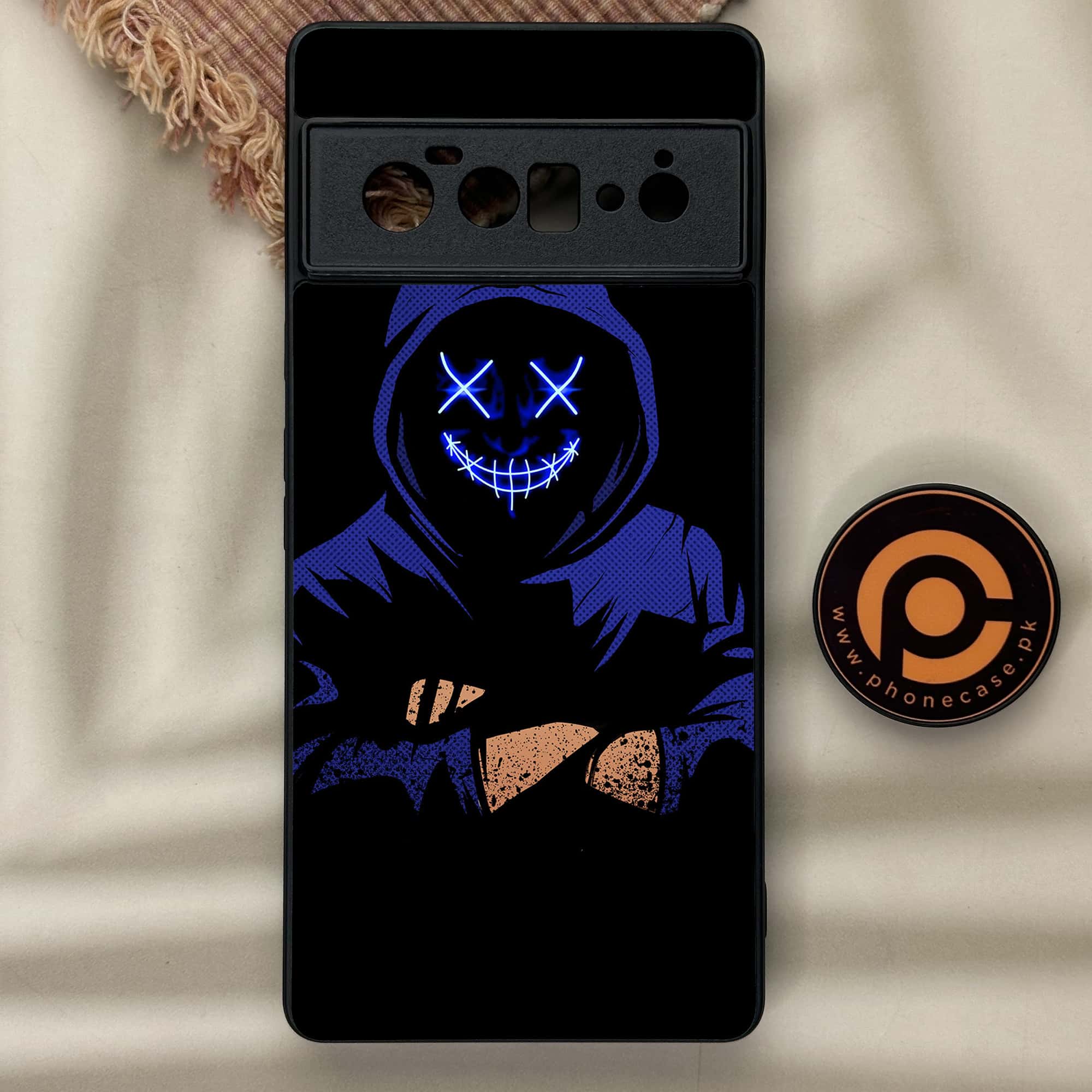 Google Pixel 6 Pro - Anonymous 2.0 Series - Premium Metal Printed soft Bumper Shock Proof Case