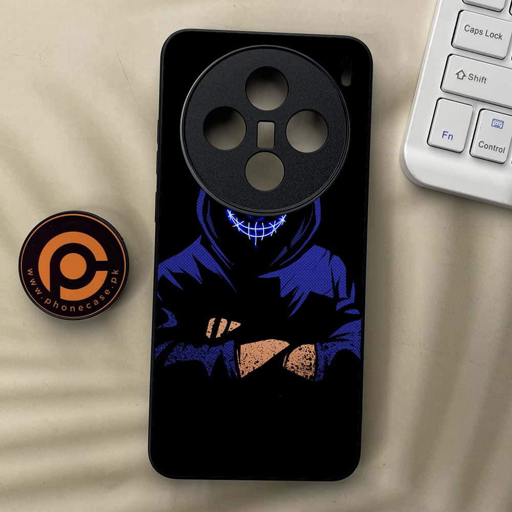 Vivo X200 - Anonymous 2.0 Series - Premium Metal  Printed soft Bumper shock Proof Case