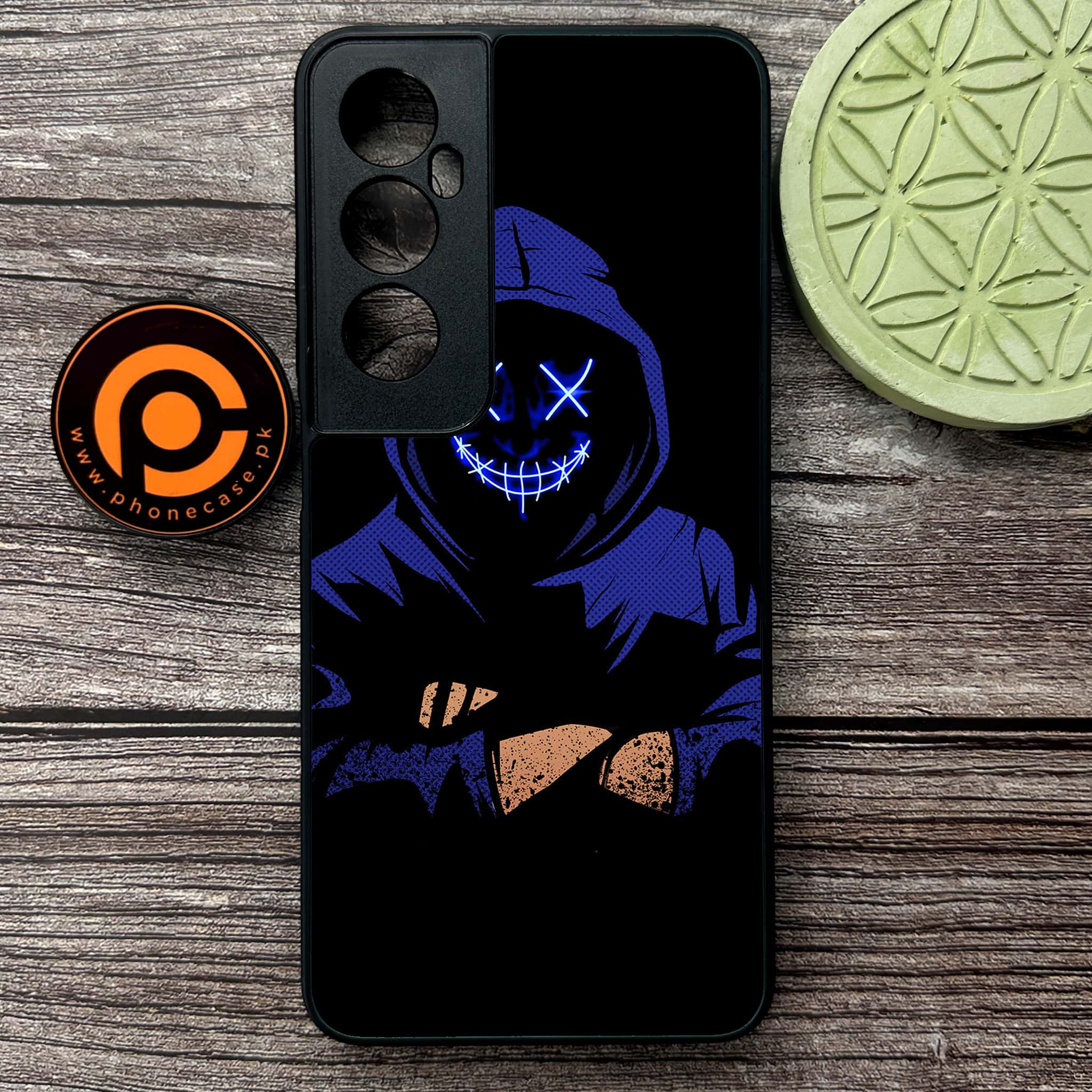 Realme C65  - Anonymous 2.0 Series - Premium Metal Printed soft Bumper shock Proof Case