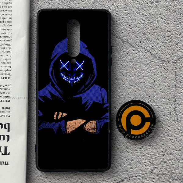 OnePlus 8 - Anonymous 2.0 Design 10 - Premium Printed Glass soft Bumper shock Proof Case CS-43917