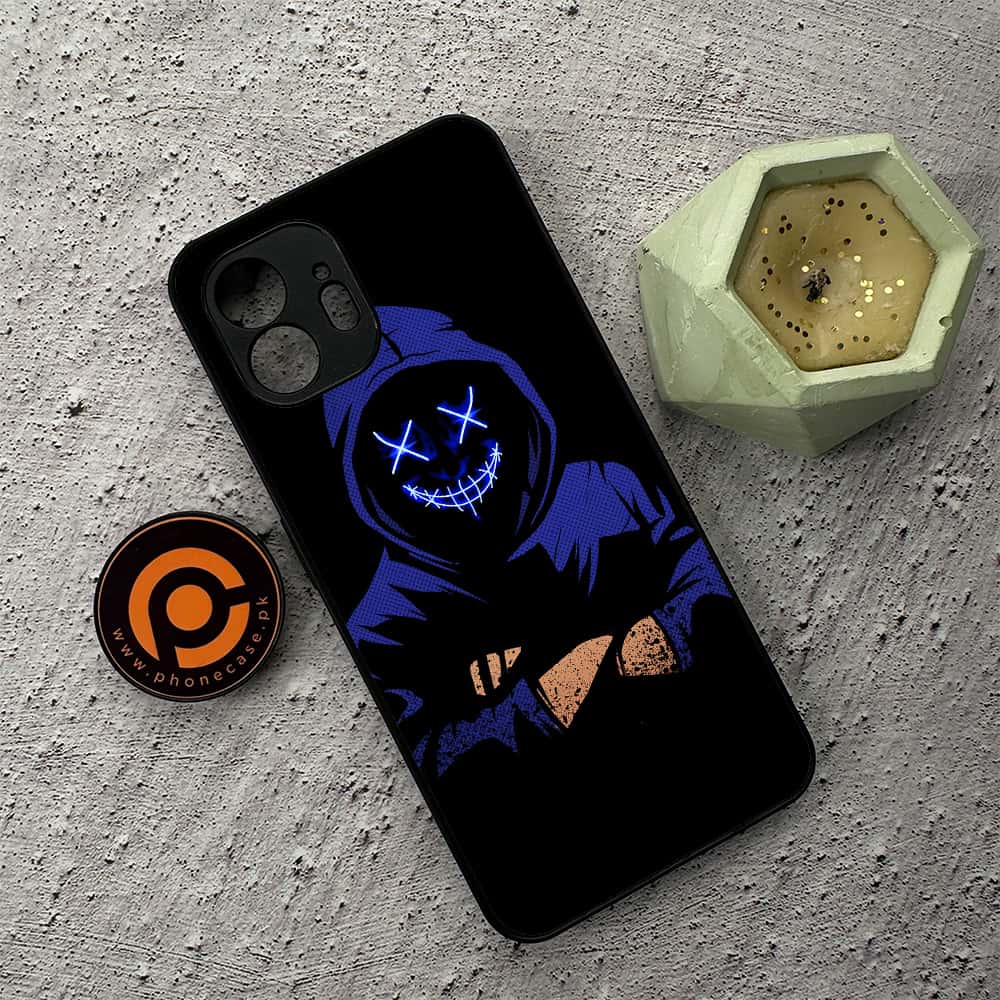 Nothing Phone 2 - Anonymous 2.0 Series - Premium Metal  Printed soft Bumper shock Proof Case