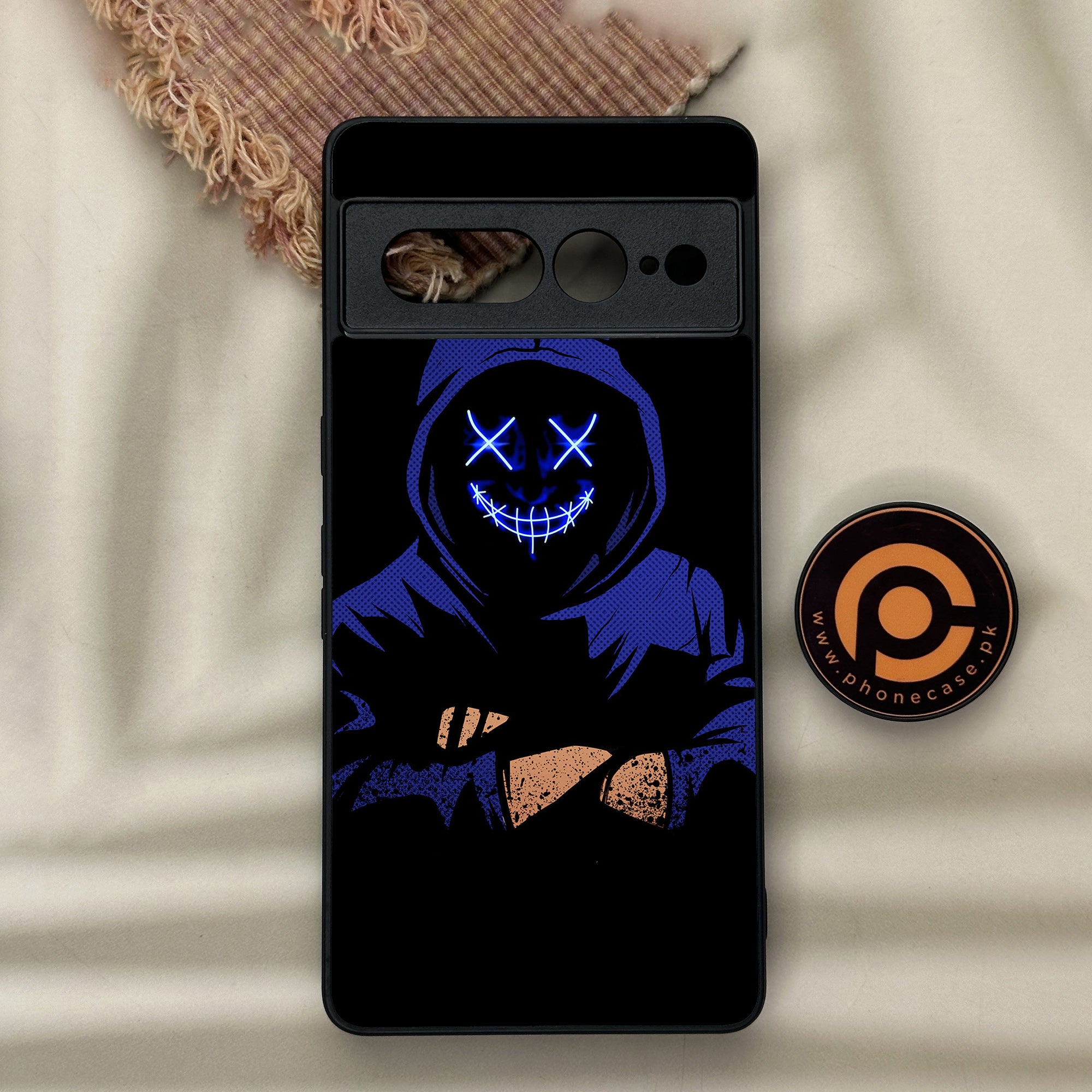 Google Pixel 7 Pro - Anonymous 2.0 Series - Premium Metal Printed soft Bumper Shock Proof Case