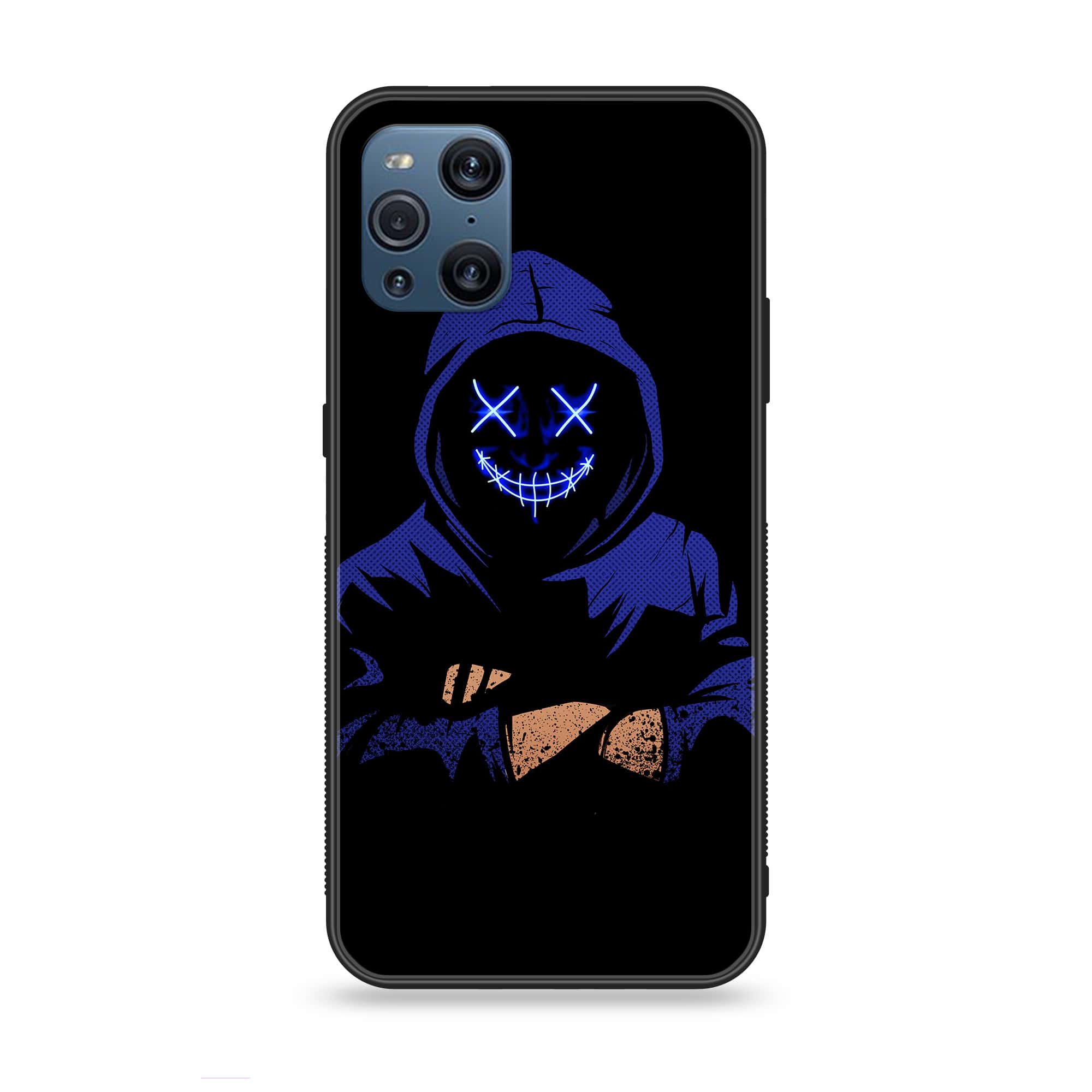 Oppo Find X3 - Anonymous 2.0 Series - Premium Printed Glass soft Bumper shock Proof Case