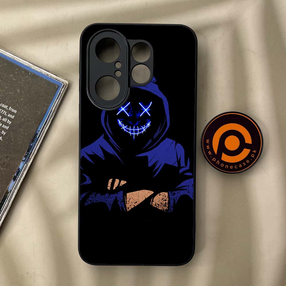 Vivo X200 FE - Anonymous 2.0 Series - Premium Metal Printed soft Bumper Shock Proof Case