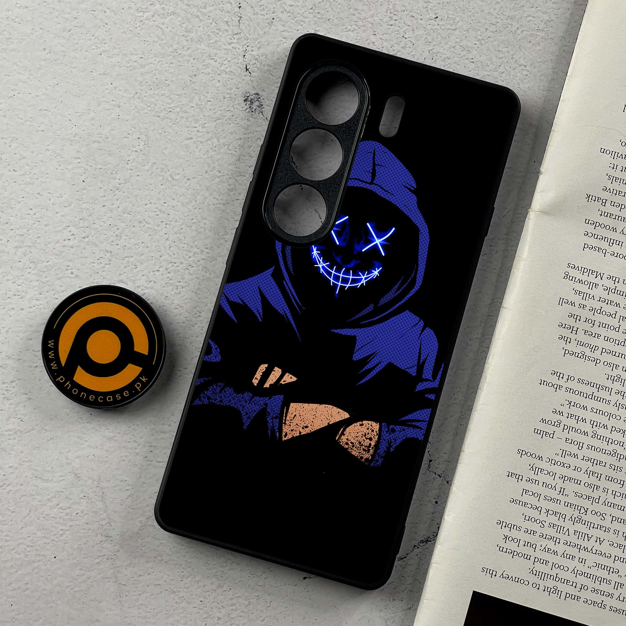 Tecno Camon 40 Pro - Anonymous 2.0 Series - Premium Metal Printed Soft Bumper Shockproof Case