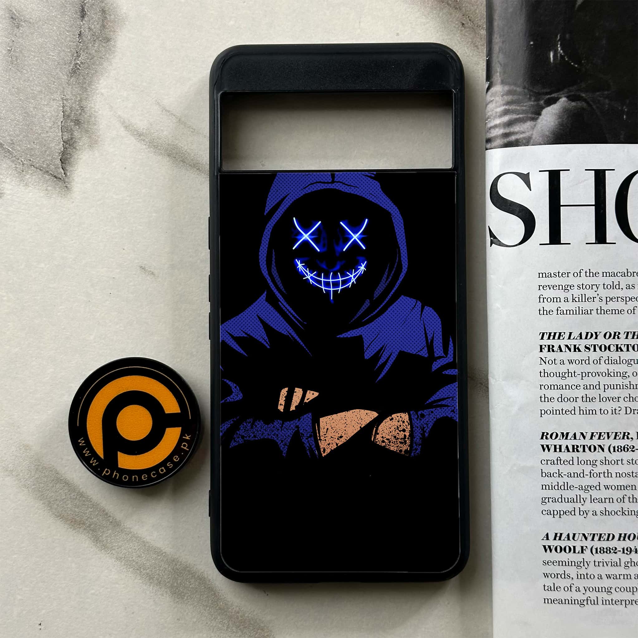 Google Pixel 8a - Anonymous 2.0 Series - Premium Printed soft Bumper Shock Proof Case