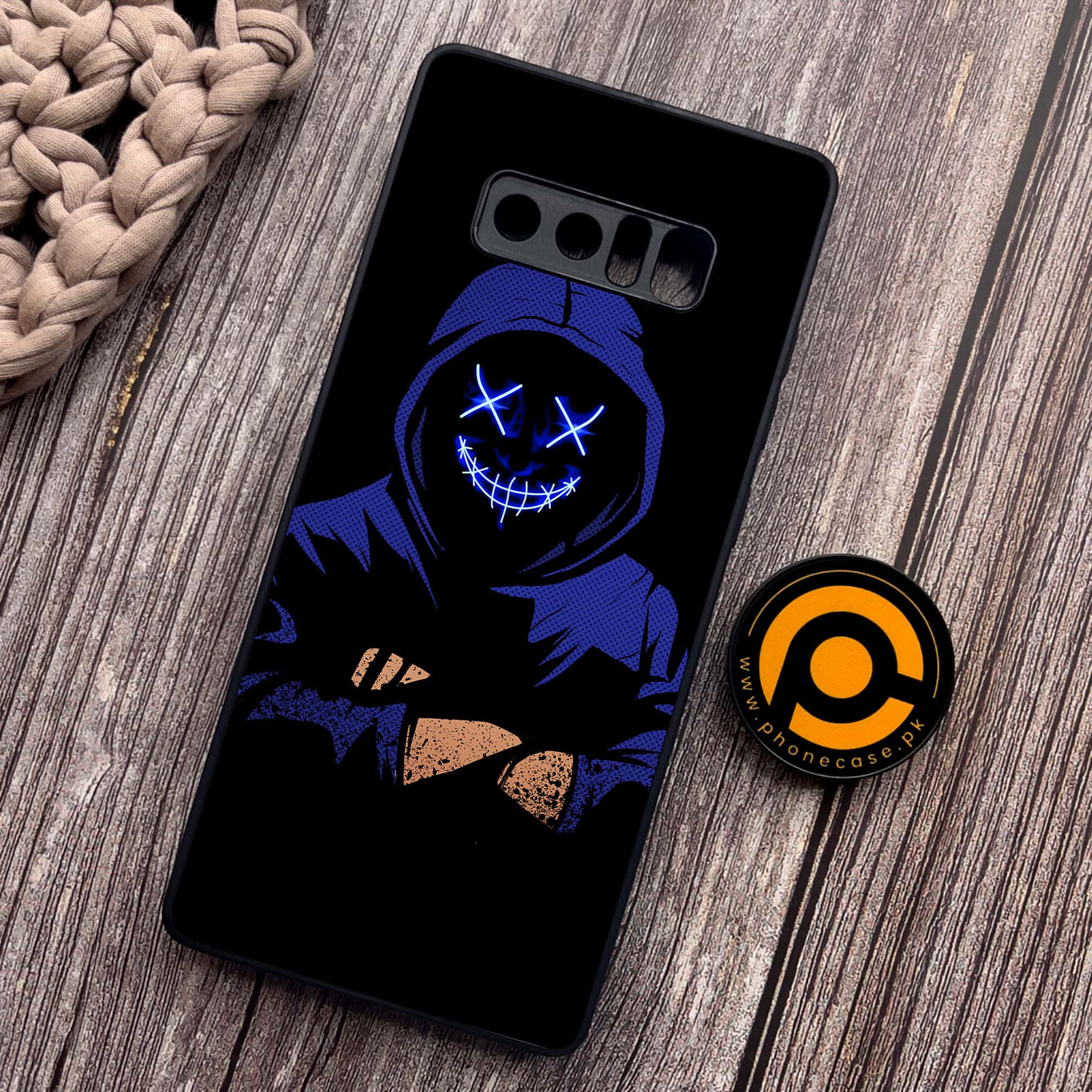 Samsung Galaxy Note 8 - Anonymous 2.0 Series - Premium Metal Printed soft Bumper shock Proof Case