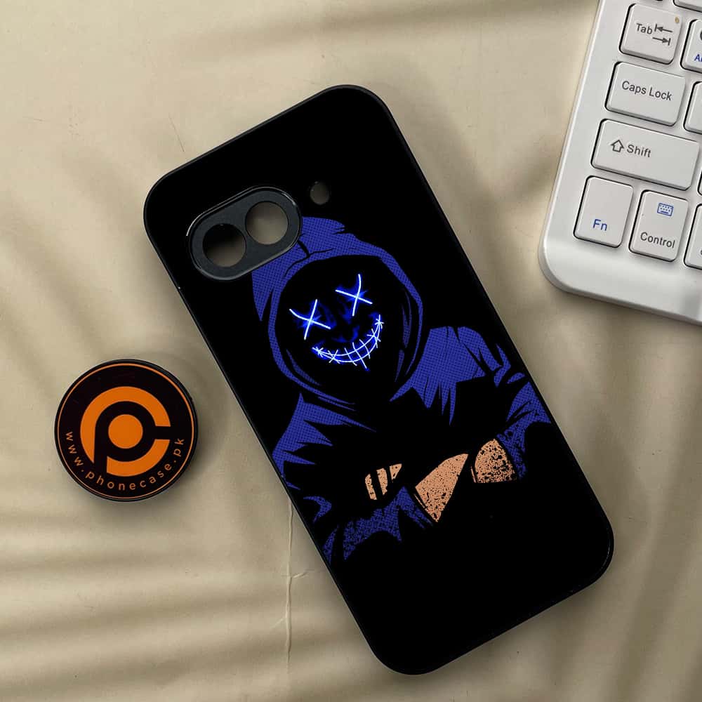 Google Pixel 9a - Anonymous 2.0 Series - Premium Metal Printed soft Bumper Shock Proof Case