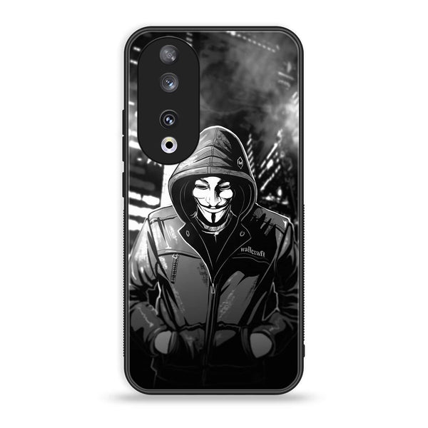 Huawei Honor 90 - Anonymous 2.0 Series - Premium Printed Glass soft Bumper shock Proof Case