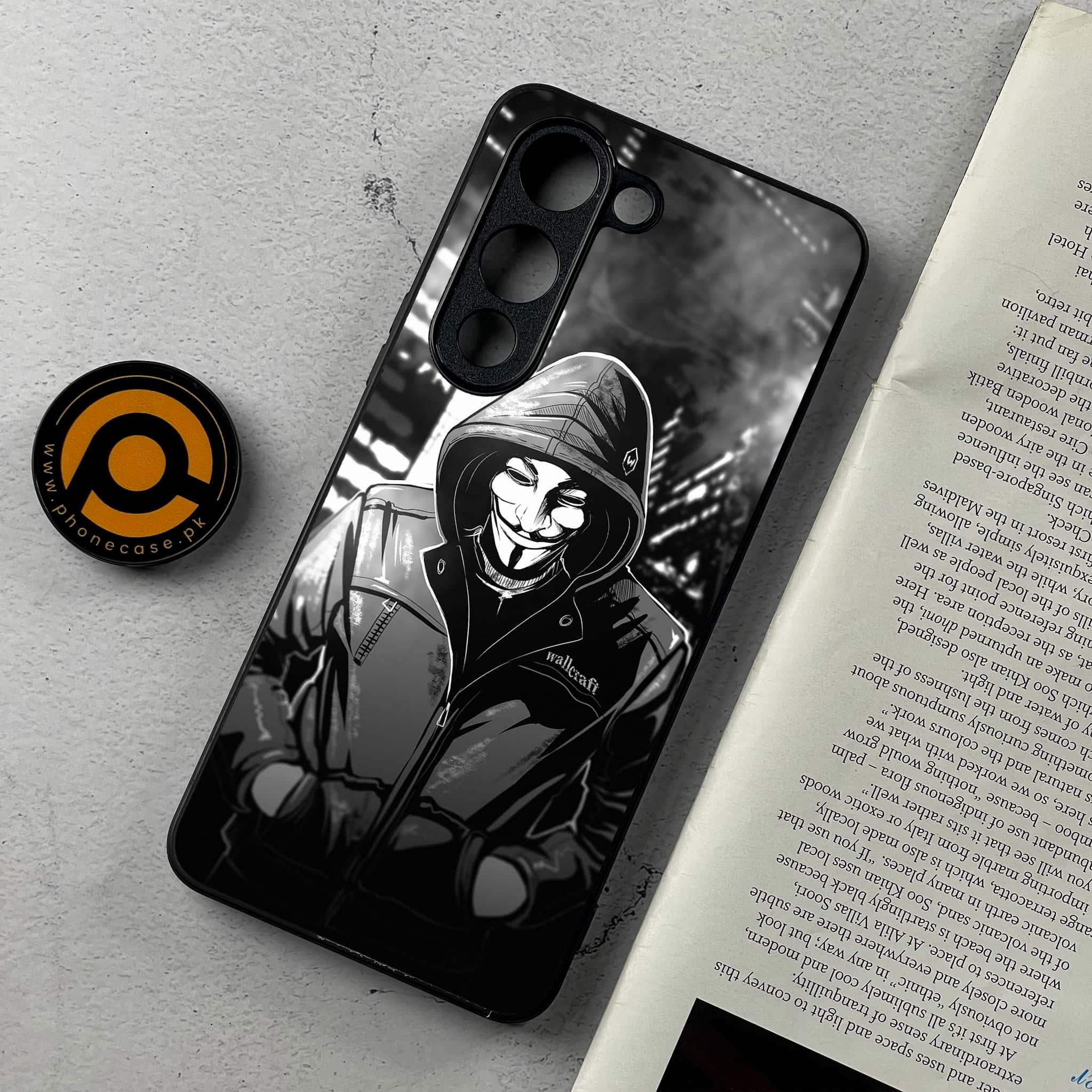 Vivo Y04 - Anonymous 2.0 Series - Premium Metal Printed Soft Bumper Shockproof Case