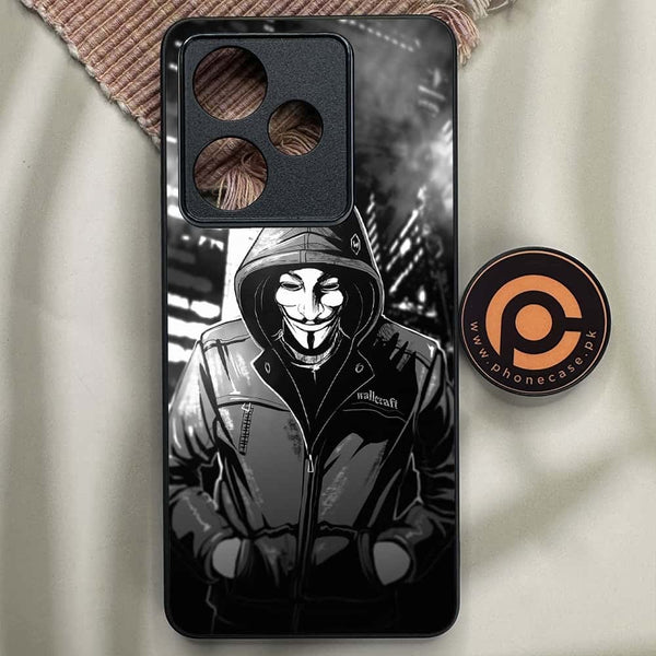 Realme GT 6 - Anonymous 2.0 Series - Premium Metal Printed soft Bumper shock Proof Case