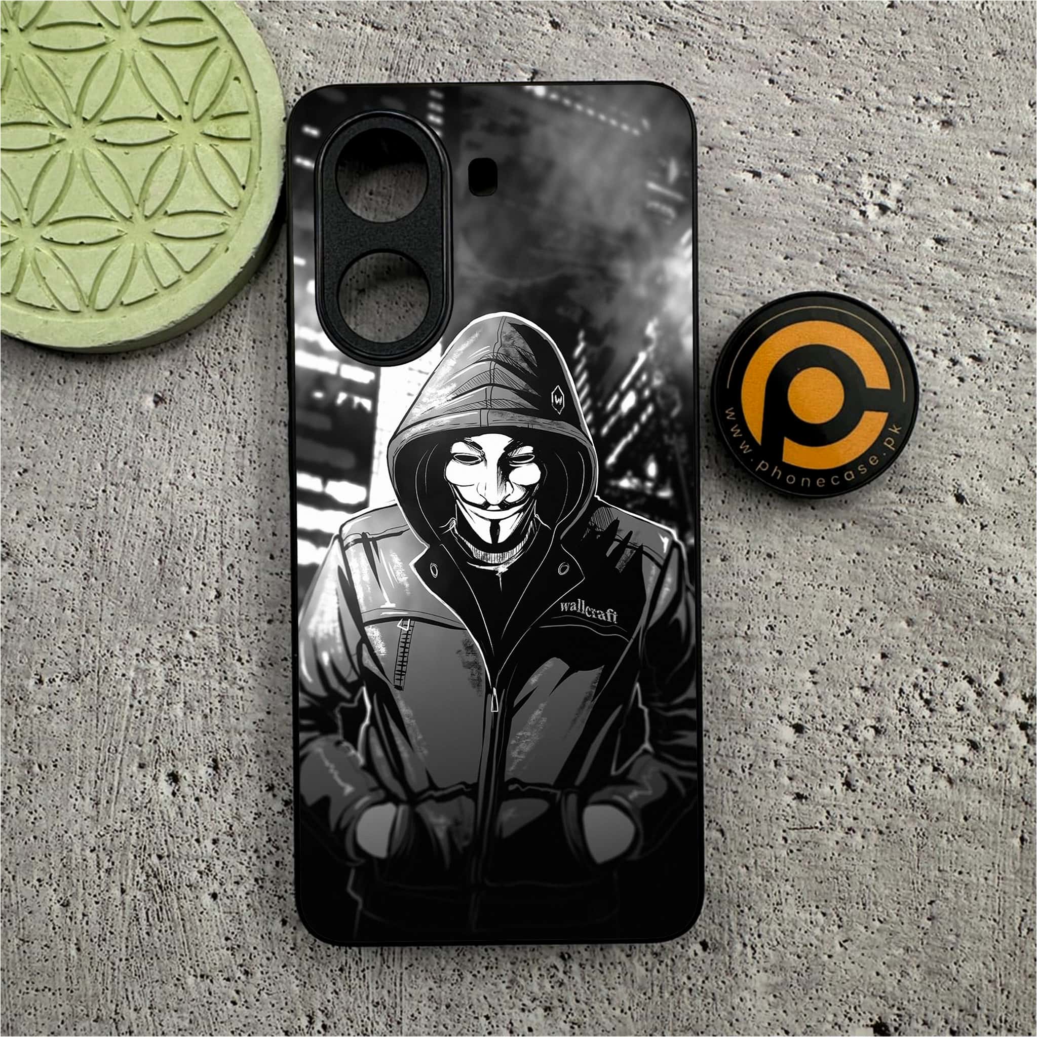 Xiaomi Redmi Turbo 4 - Anonymous 2.0 Series - Premium Metal Printed soft Bumper shock Proof Case