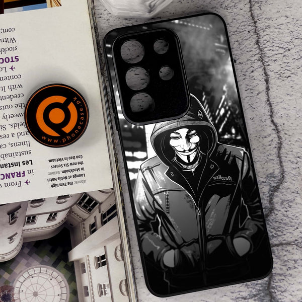 Vivo Y29 4G - Anonymous 2.0 Series - Premium Metal Printed soft Bumper Shock Proof Case