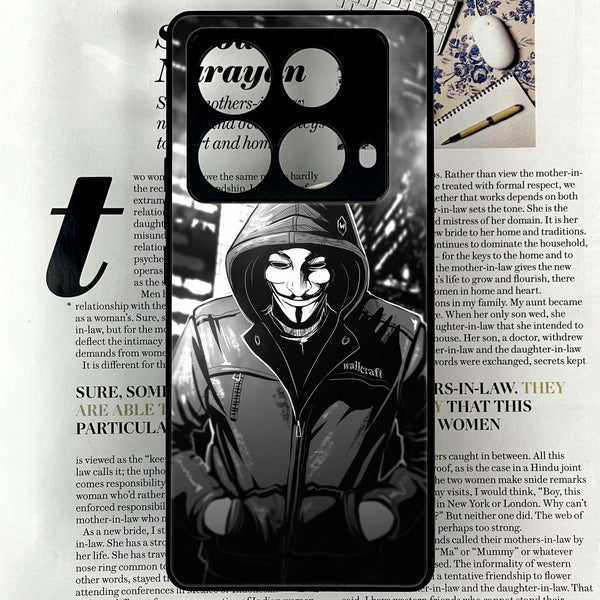 Infinix Note 40 4G - Anonymous 2.0 Design 1 - Premium Printed Glass soft Bumper shock Proof Case CS-41842