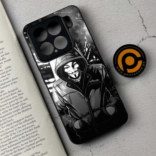 Xiaomi 15 - Anonymous 2.0 Series - Premium Metal Printed soft Bumper shock Proof Case