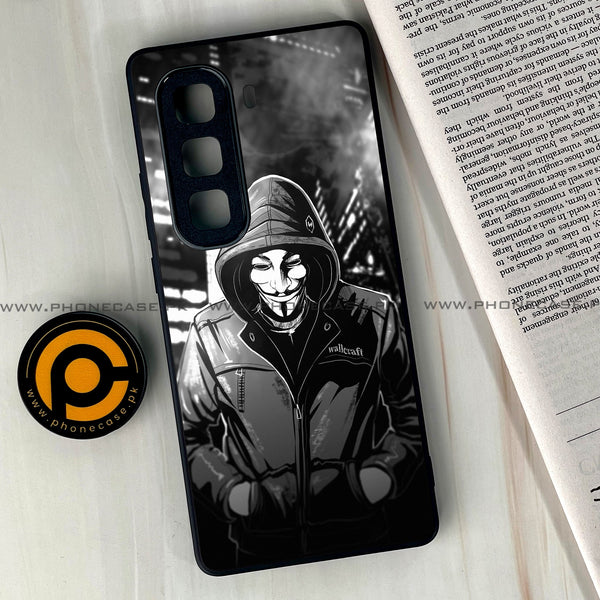 Infinix Hot 60 Pro Plus - Anonymous 2.0 Series - Premium Metal Printed soft Bumper shock Proof Case