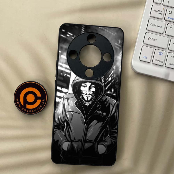 HONOR X9b 5G - Anonymous 2.0 Series - Premium Metal  Printed soft Bumper shock Proof Case