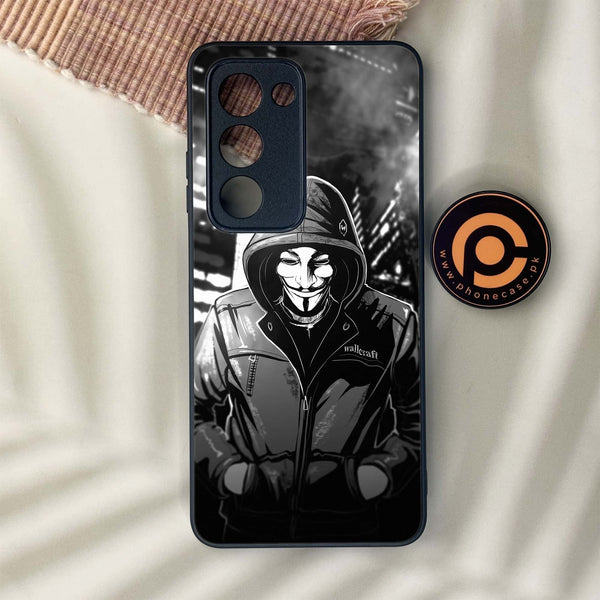 Oppo A5 2025 - Anonymous 2.0 Series - Premium Metal Printed soft Bumper shock Proof Case