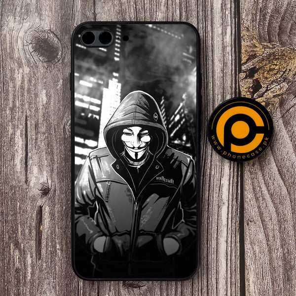 iPhone 7 Plus - Anonymous 2.0   Series - Premium Metal Printed soft Bumper shock Proof Case