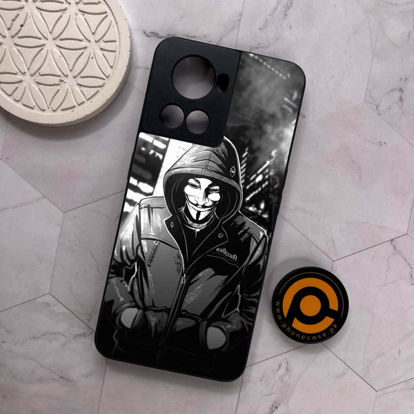 OnePlus 10R - Anonymous 2.0 Series - Premium Metal Printed soft Bumper shock Proof Case