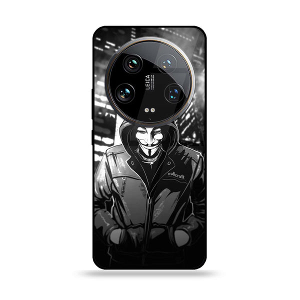Xiaomi 14 Ultra - Anonymous 2.0 Series - Premium Printed Glass soft Bumper shock Proof Case