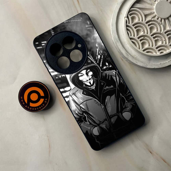 OnePlus 13 - Anonymous 2.0 Series - Premium Metal Printed soft Bumper shock Proof Case