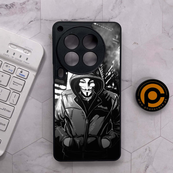 Tecno Camon 30 Premier - Anonymous 2.0 Series - Premium Metal Printed soft Bumper shock Proof Case