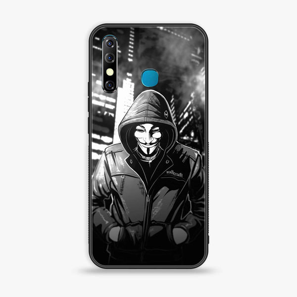 Infinix Hot 8 - Anonymous 2.0 Series - Premium Metal Printed soft Bumper Shock Proof Case