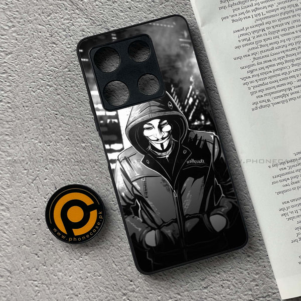 Infinix Note 30 Pro - Anonymous 2.0 Series - Premium Metal Printed soft Bumper shock Proof Case
