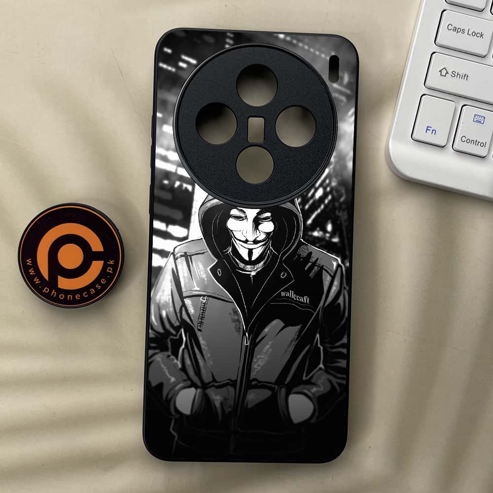 Vivo X200 - Anonymous 2.0 Series - Premium Metal  Printed soft Bumper shock Proof Case