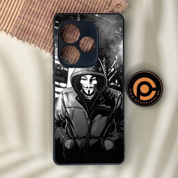 Realme GT 6 - Anonymous 2.0 Series - Premium Metal Printed soft Bumper shock Proof Case