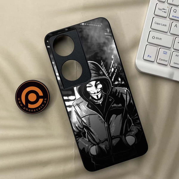 Honor X7b - Anonymous 2.0 Series - Premium Metal  Printed soft Bumper shock Proof Case