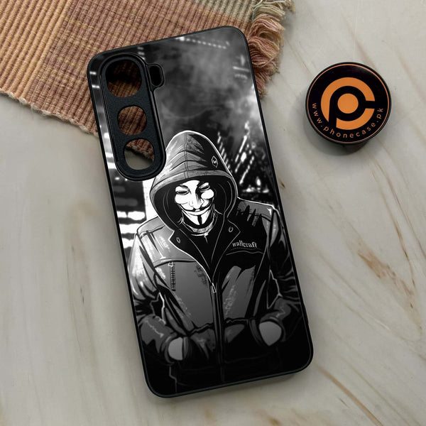 Vivo Y400 - Anonymous 2.0 Series - Premium Metal Printed soft Bumper shock Proof Case