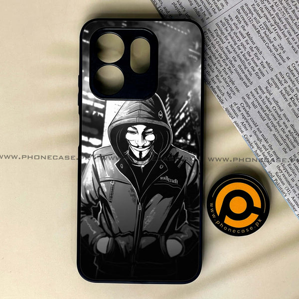 Infinix Smart 9 HD - Anonymous 2.0 Series - Premium Metal Printed soft Bumper shock Proof Case