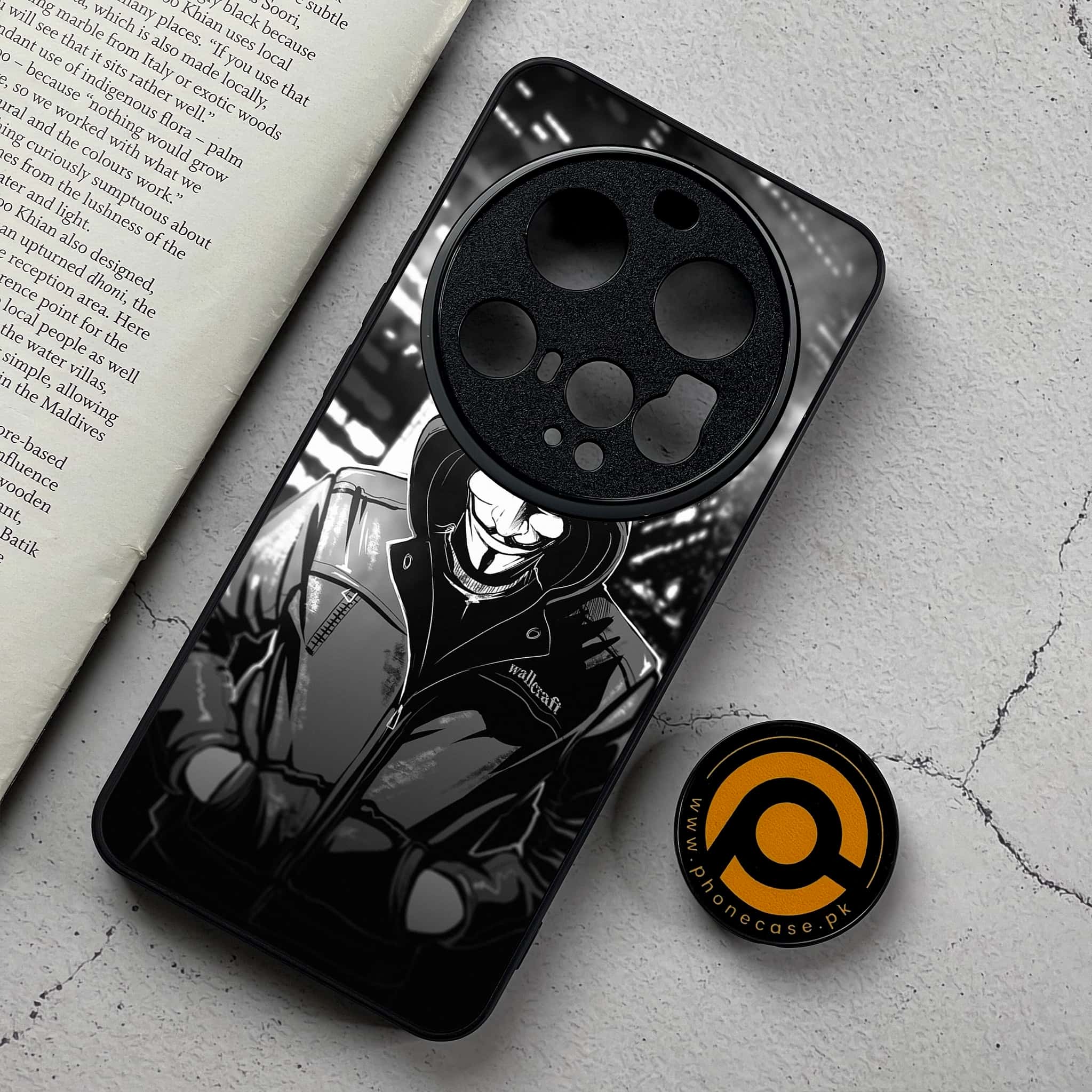 Xiaomi 15 Ultra - Anonymous 2.0 Series - Premium Metal Printed Soft Bumper Shockproof Case