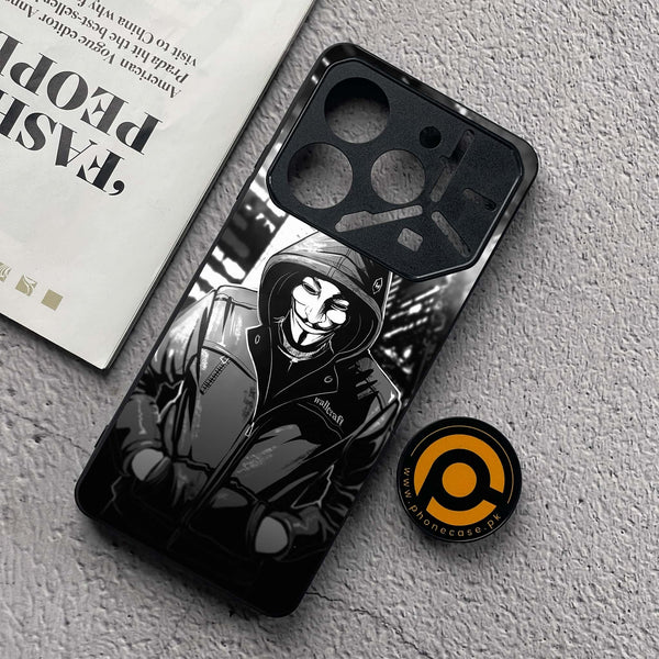 Tecno Pova 6 Neo - Anonymous 2.0 Series - Premium Metal  Printed soft Bumper shock Proof Case