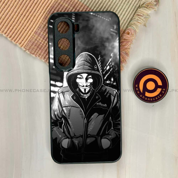 Infinix Hot 60i - Anonymous 2.0 Series - Premium Metal Printed soft Bumper shock Proof Case