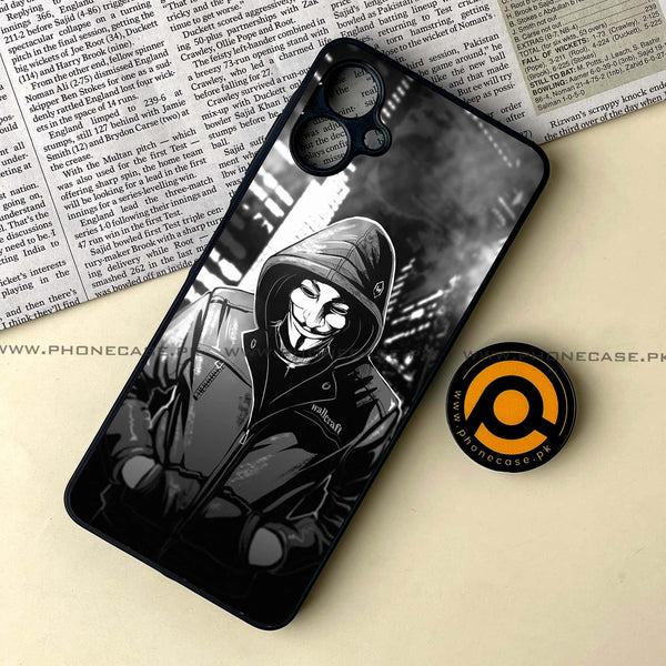 Samsung Galaxy A06  - Anonymous 2.0 Series - Premium Metal Printed soft Bumper shock Proof Case