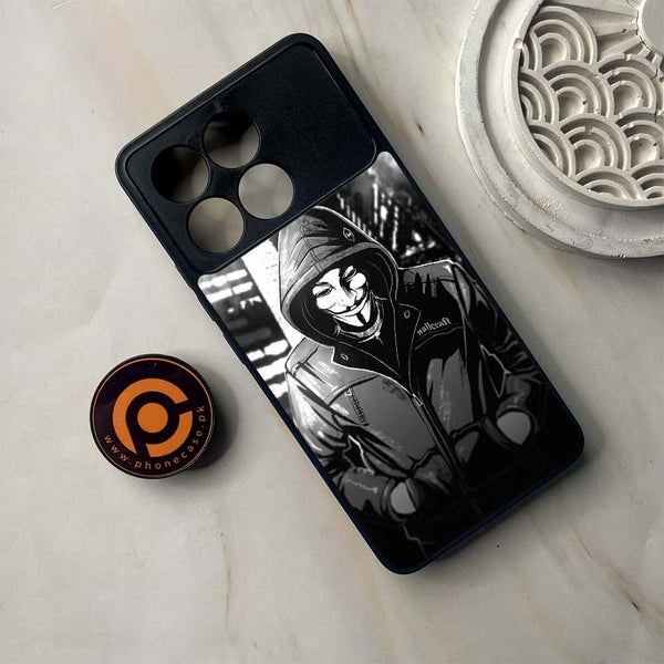 Xiaomi Poco F6 Pro - Anonymous 2.0 Series - Premium Metal Printed soft Bumper shock Proof Case