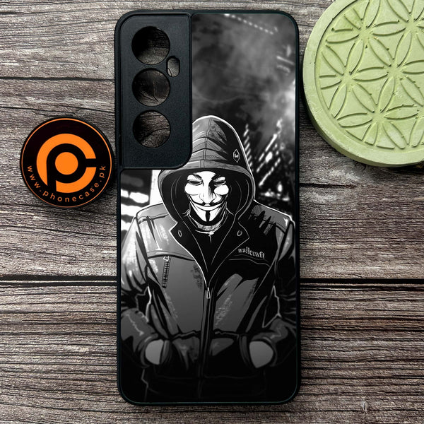 Realme C65  - Anonymous 2.0 Series - Premium Metal Printed soft Bumper shock Proof Case