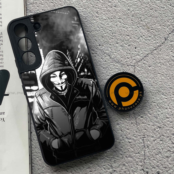 Samsung Galaxy S22 - Anonymous 2.0 Series - Premium Metal Printed soft Bumper shock Proof Case