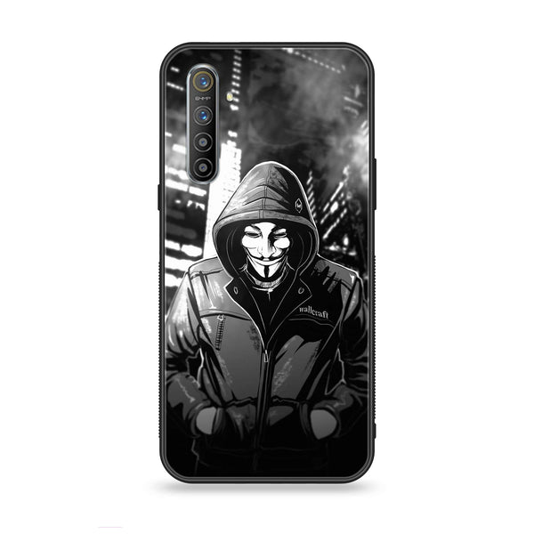 Realme XT - Anonymous 2.0 Series - Premium Printed Glass soft Bumper shock Proof Case