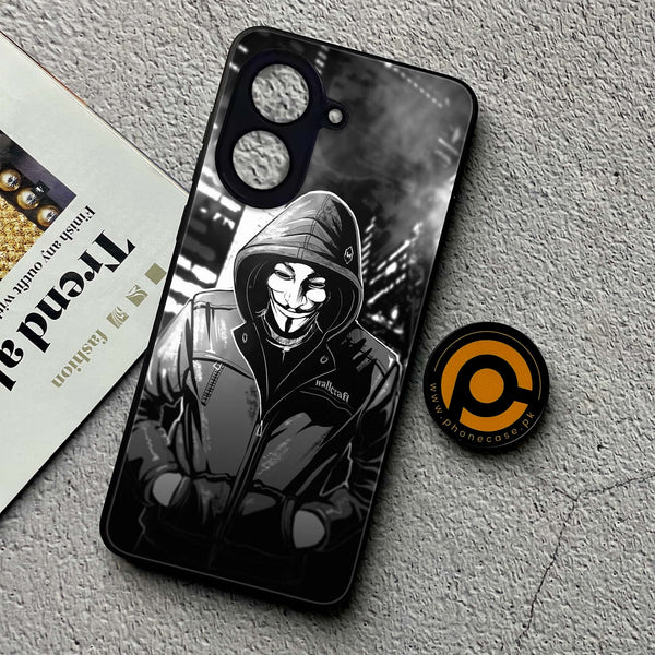 Xiaomi Redmi A5 - Anonymous 2.0 Design 1  - Premium Metal Printed soft Bumper shock Proof Case  CS-35220 CS-35864 CS-38971