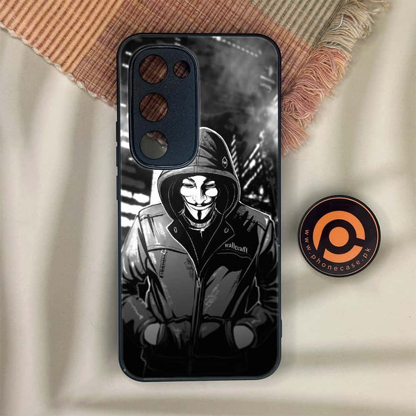 Tecno Spark 40 Pro Plus - Anonymous 2.0 Series - Premium Metal Printed soft Bumper shock Proof Case