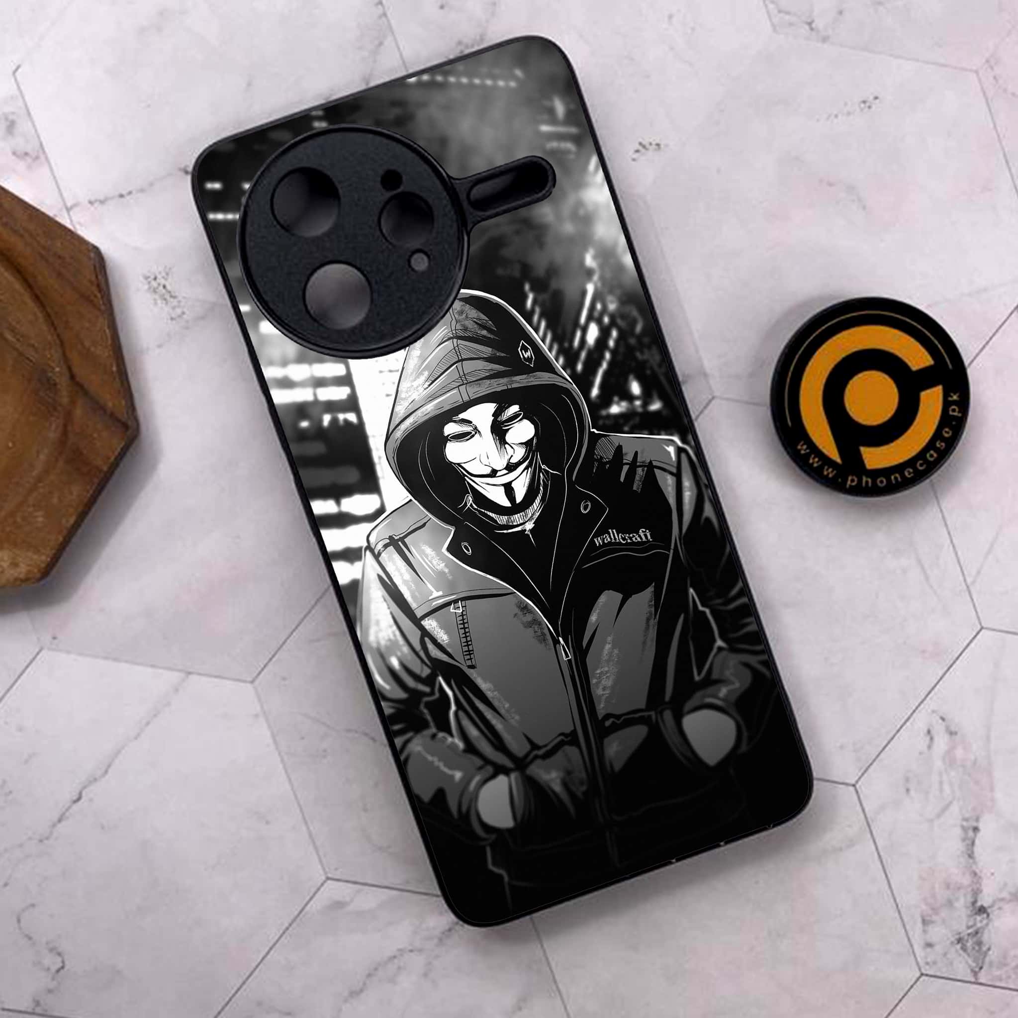 Xiaomi Poco F7 Ultra 5G - Anonymous 2.0 Series - Premium Metal Printed soft Bumper shock Proof Case