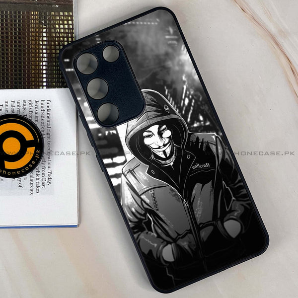 Vivo Y200e - Anonymous 2.0 Series - Premium Metal Printed soft Bumper shock Proof Case