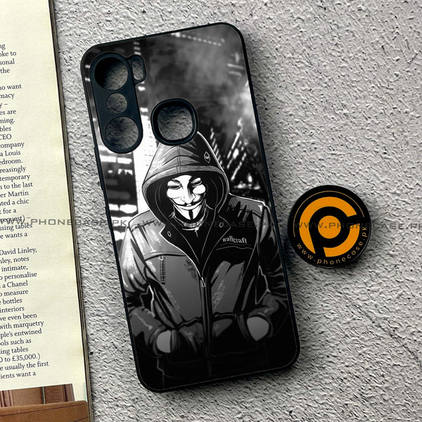 Infinix Hot 12 Pro - Anonymous 2.0 Series - Premium Metal Printed soft Bumper shock Proof Case